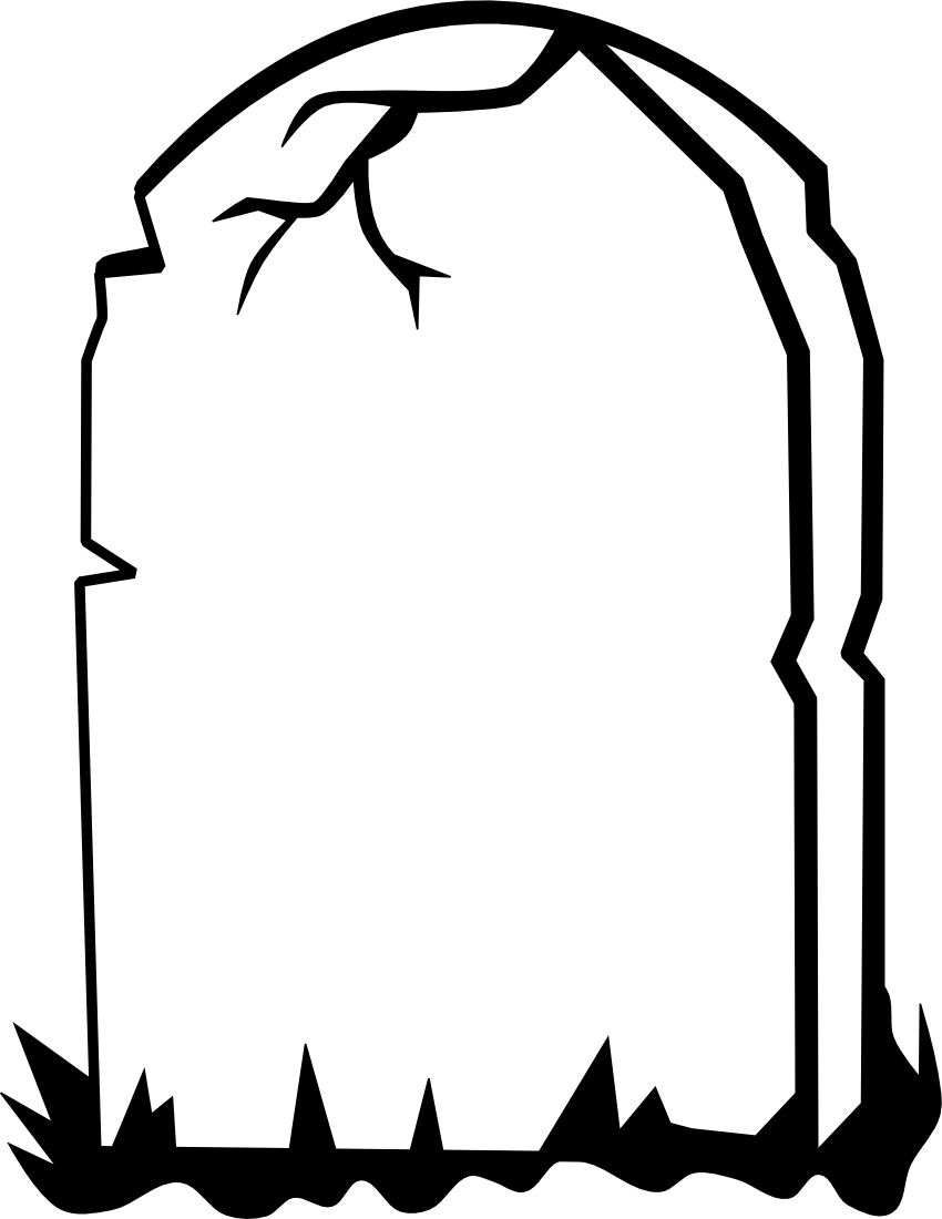 Coloring pages of tombstones