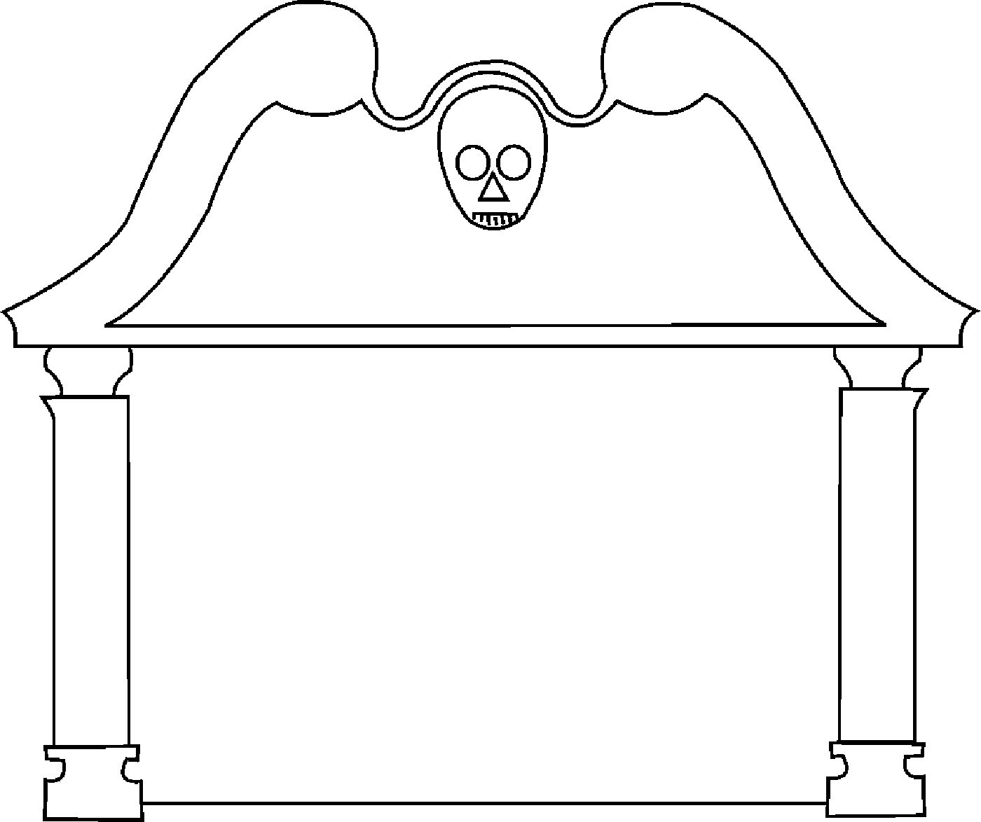 Free tombstone coloring page download free tombstone coloring page png images free cliparts on clipart library