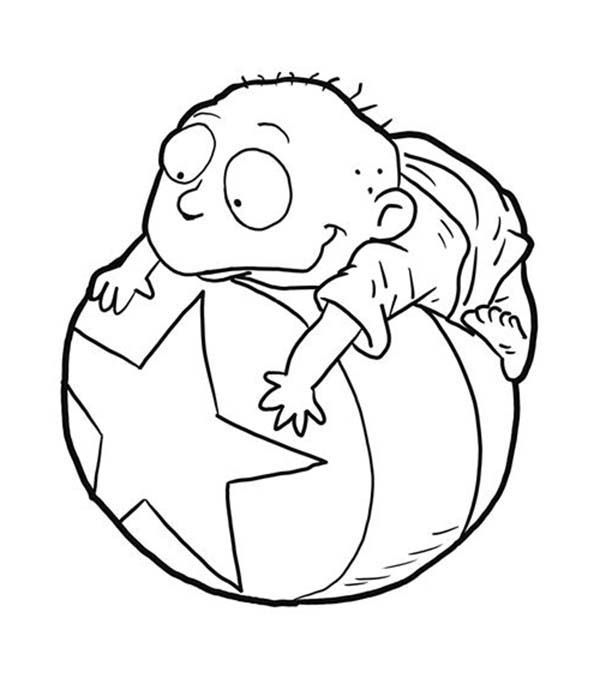 Tommy pickles from rugrats coloring page color luna cartoon coloring pages coloring pages dog coloring book