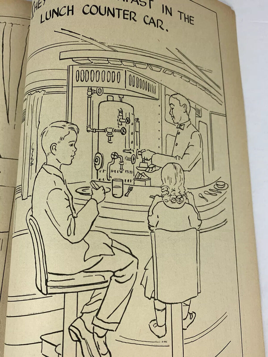 Tommy and tess take a train trip coloring book s