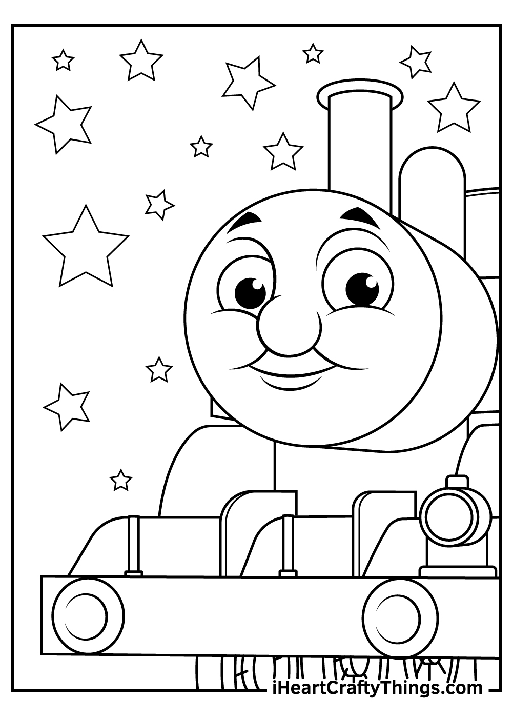 Thomas the train coloring pages free printables