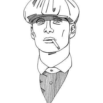 Tommy shelby art board print by ausdemherzen