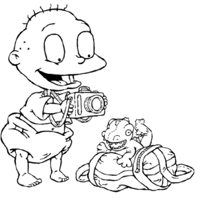 Rugrats coloring pages printable for free download