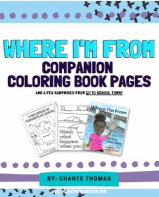 Where im from coloring book pages chante thomas books