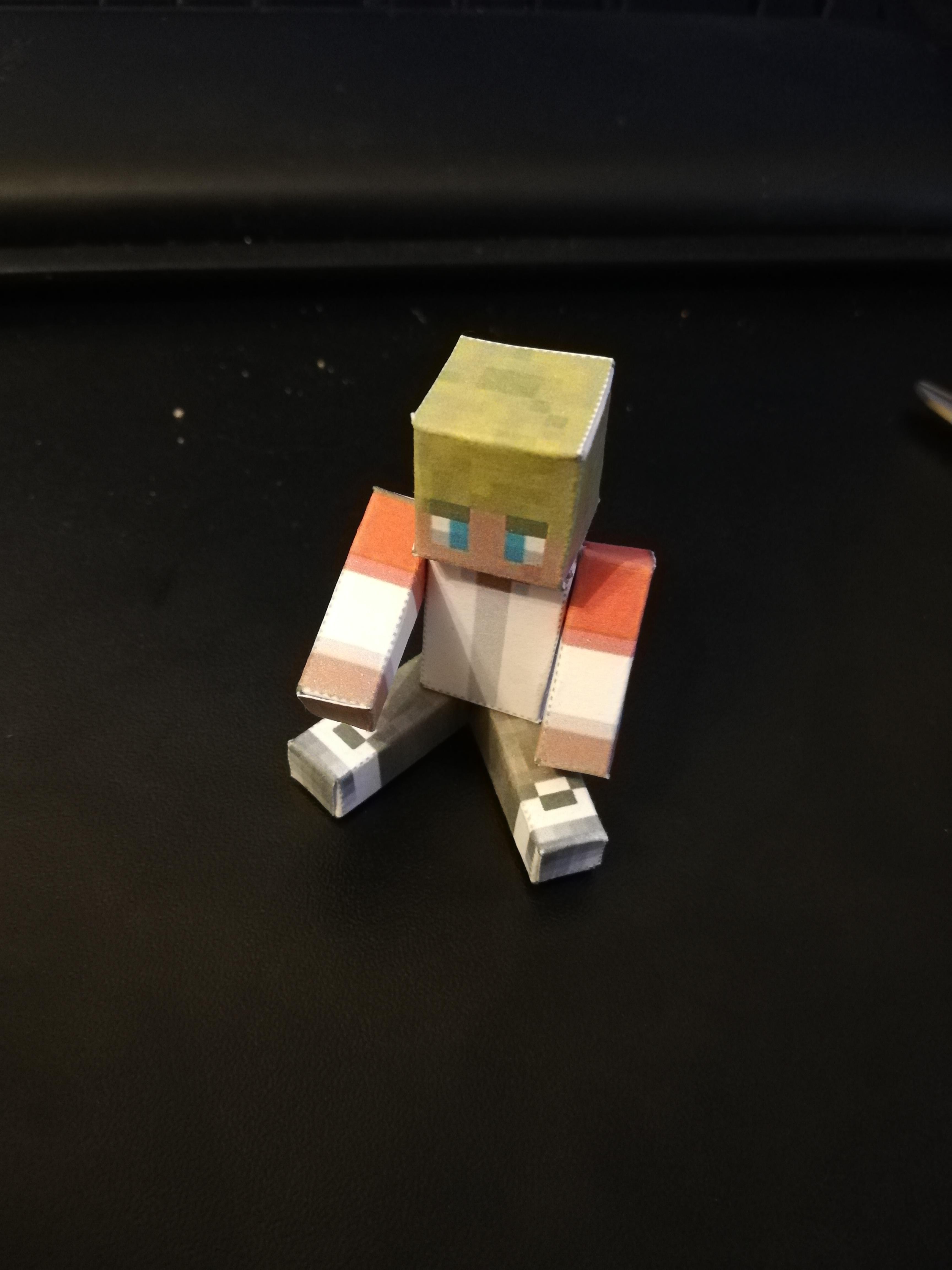 I did papercraft tommy but my printer made him black rtommyinnit