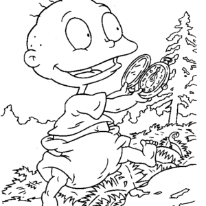 Rugrats coloring pages printable for free download