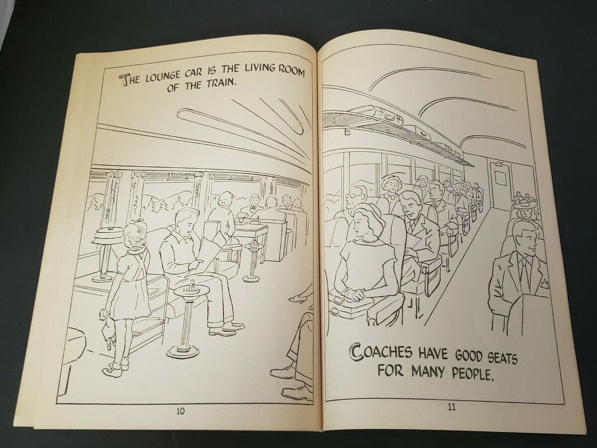 Tommy and tess take a train trip coloring book about railroads s pages