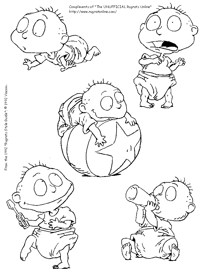 The rugrats activity page