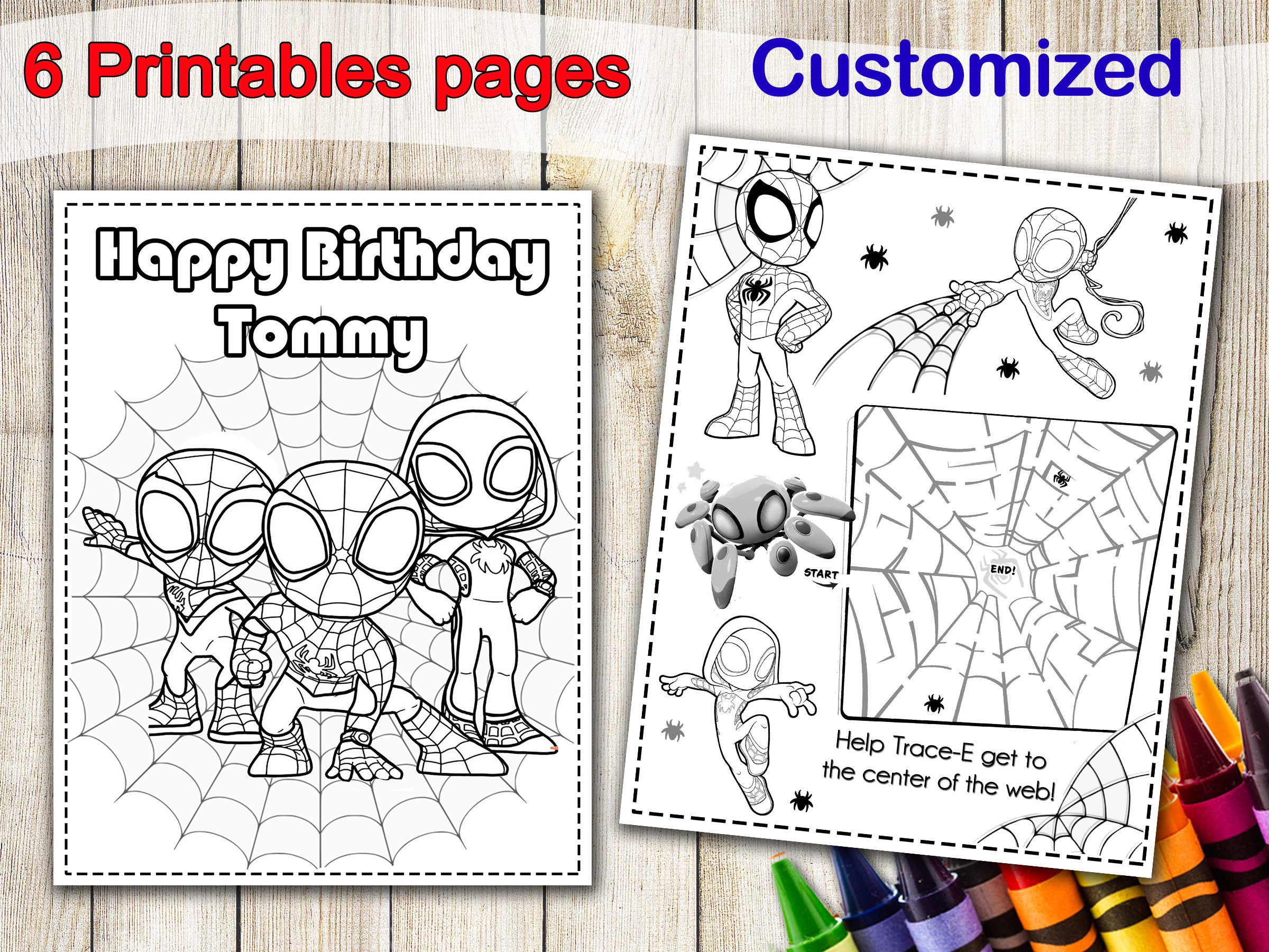 Spidey and his amazig friends coloring pages spidey and his amazig friends birthday coloring book ghost spider coloring pages