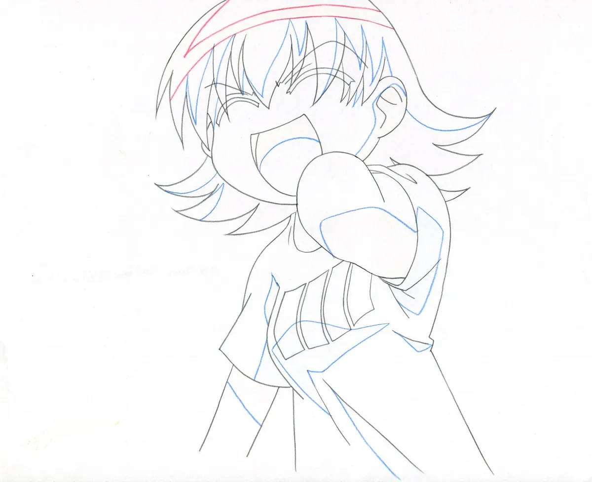 Azumanga daioh anime cel sketch chiyo