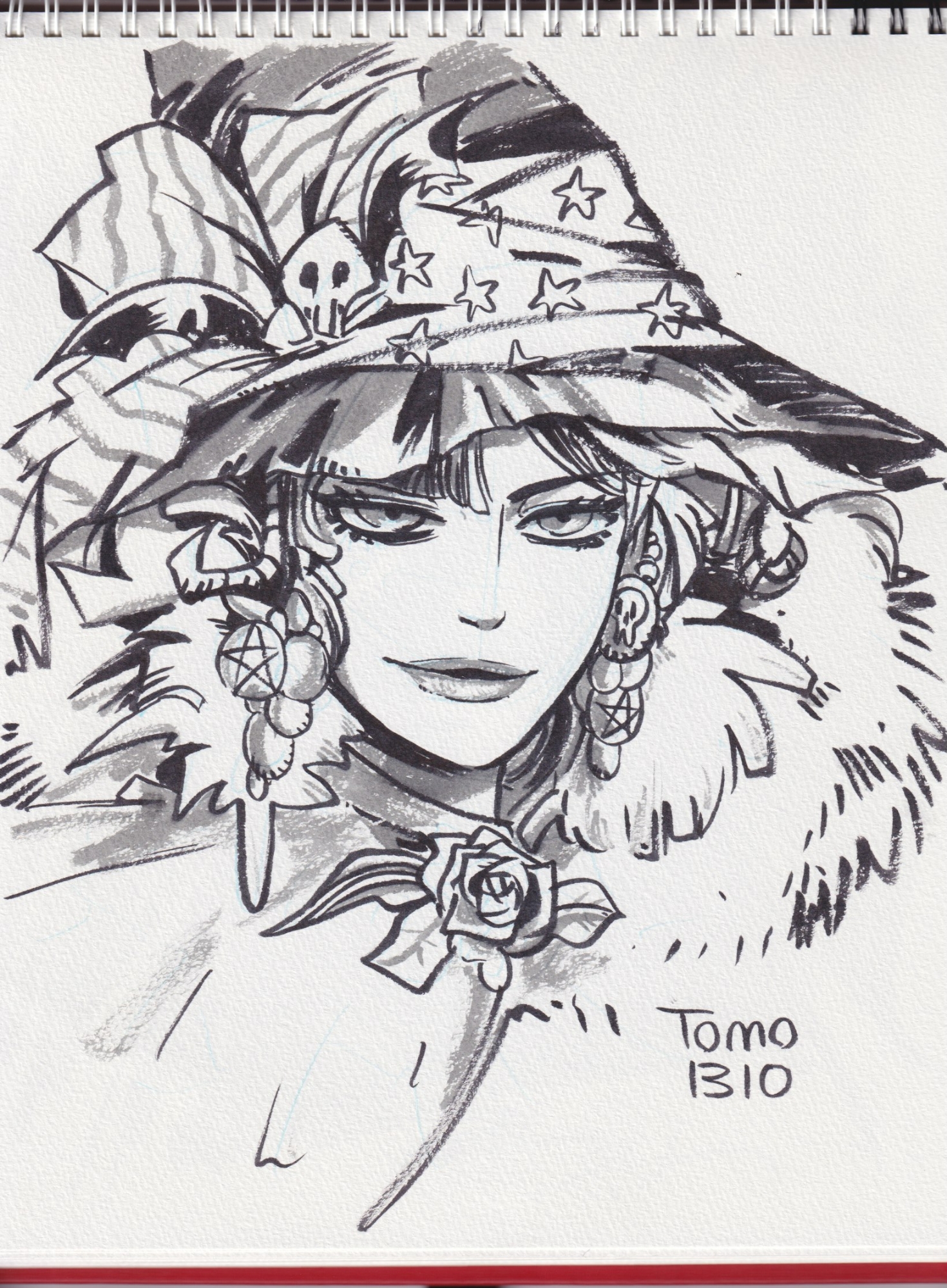 The witching hour cynthia by tomo in timothy finneys international manga festival japan art expo sketchbook art ic art gallery room