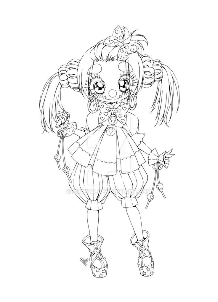 Miss clown by sureya on deviantart sailor moon coloring pages coloring contest coloring book art