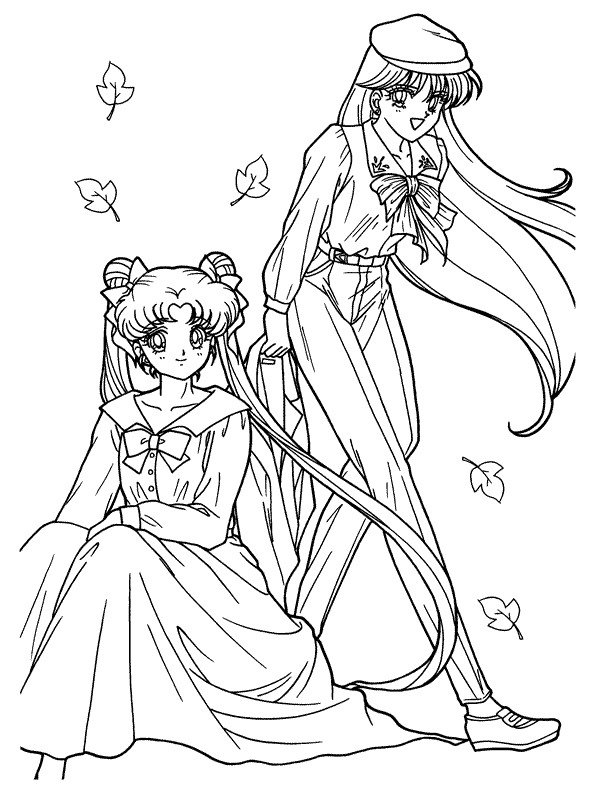 Sailor moon coloring page printable for free download