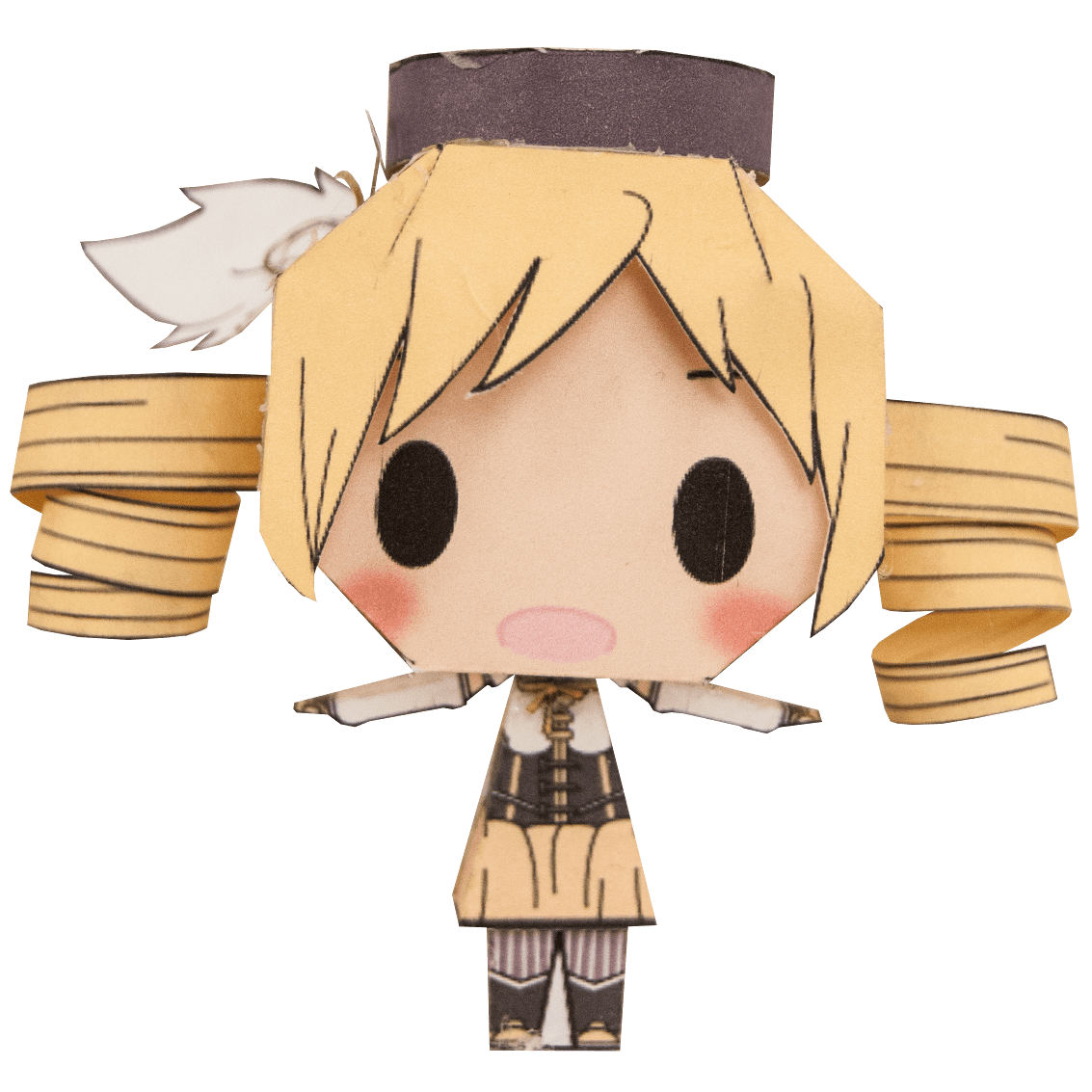 Mami tomoe magical girl chibi doll free printable papercraft templates