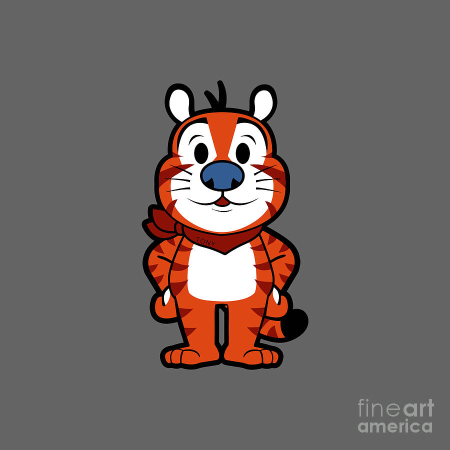 Tony the tiger chibi drawing by elizabeth j campbell