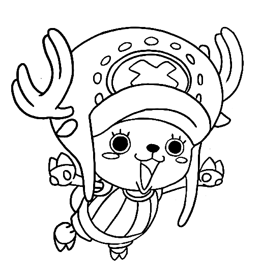 Tony tony chopper coloring pages printable for free download