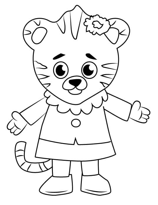 Daniel tiger coloring pages printable for free download