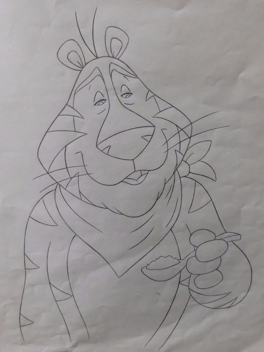 Ivan camilli kellogs frosted flakes tony the tiger original x sketch t