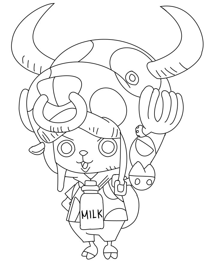 Tony tony chopper coloring pages printable for free download