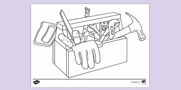 Tools louring sheets activity teacher made