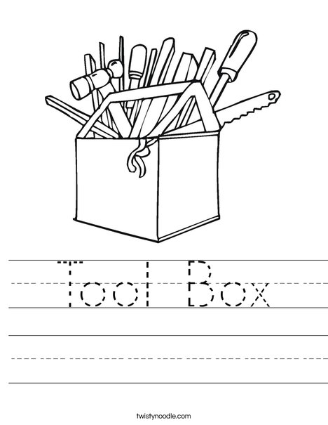 Tool box worksheet