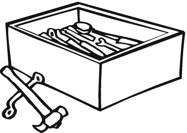 Free tools coloring pages