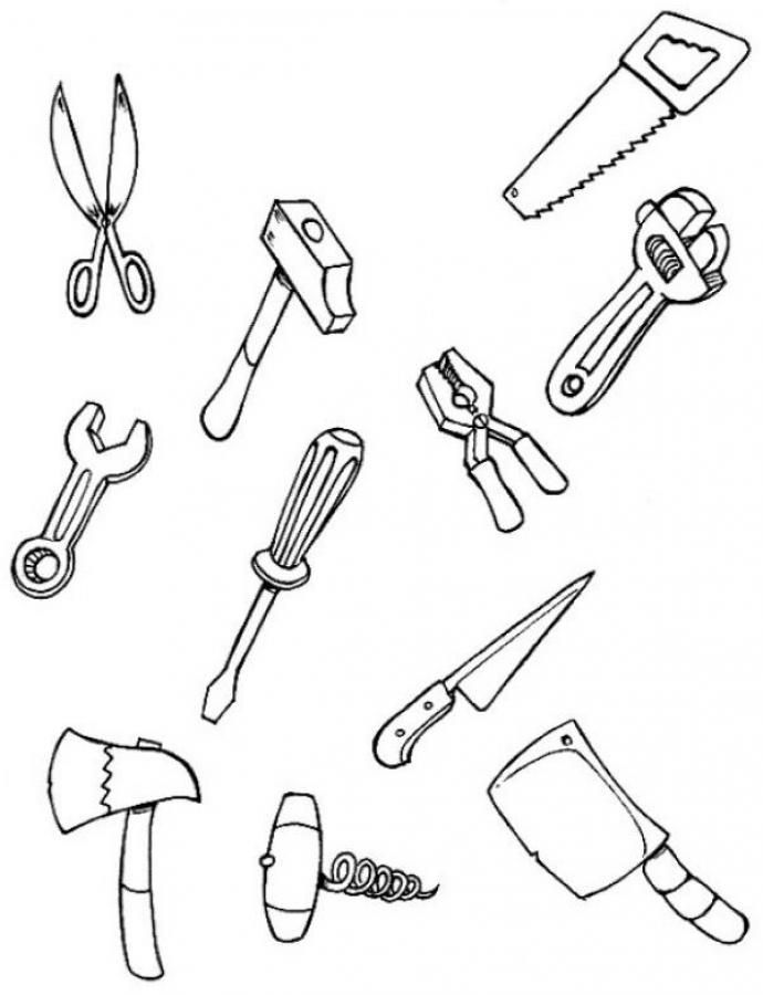 Carpenter coloring pages