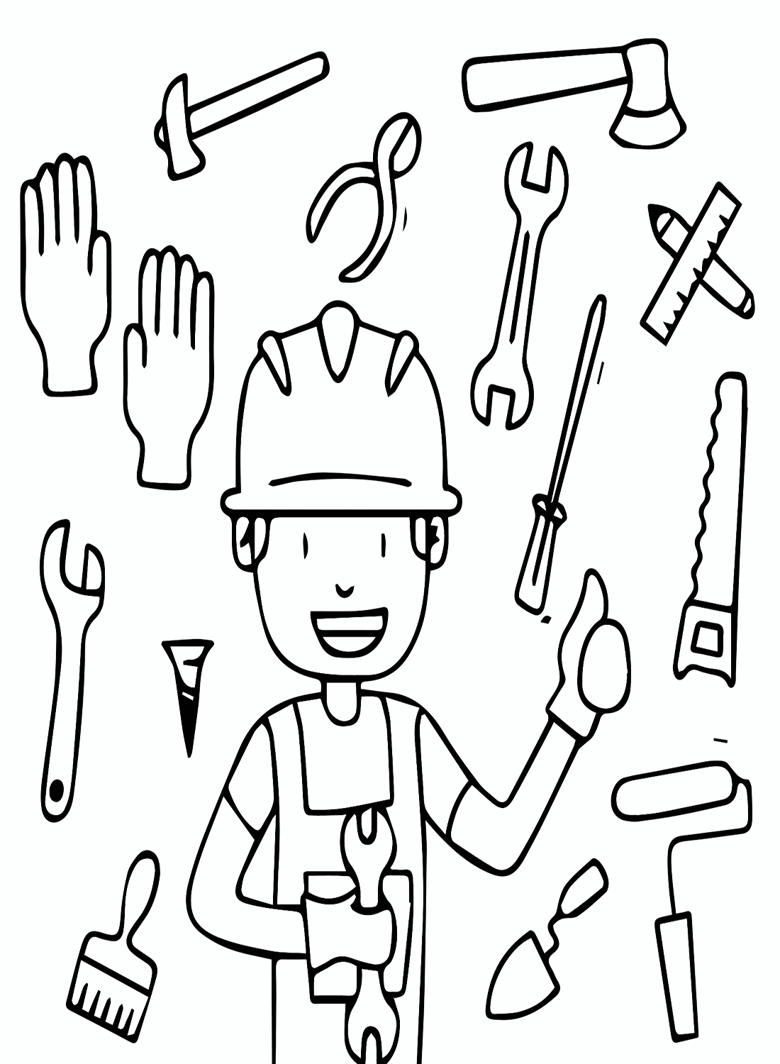 Wrench coloring pages printable for free download