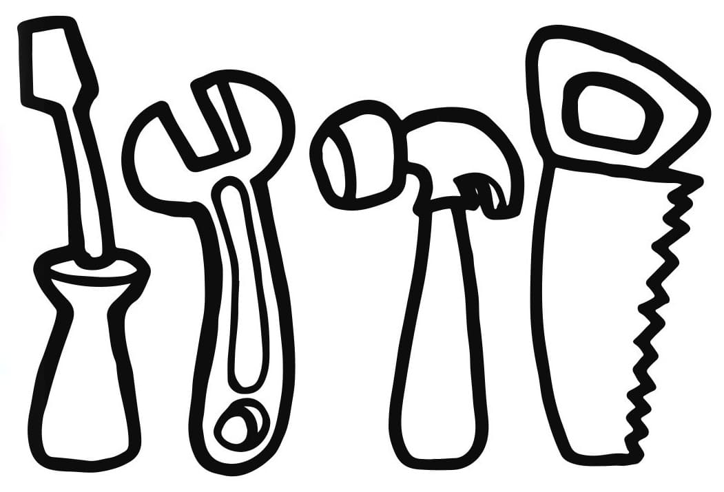 Tool coloring pages