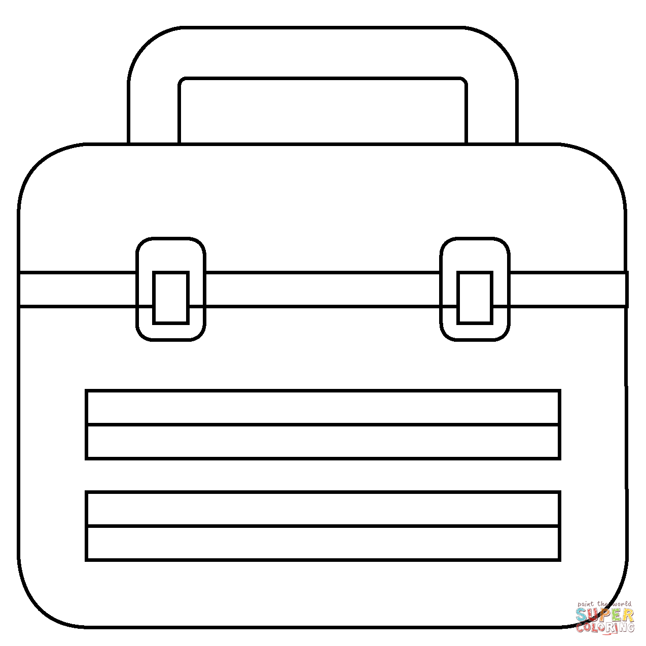 Toolbox emoji coloring page free printable coloring pages