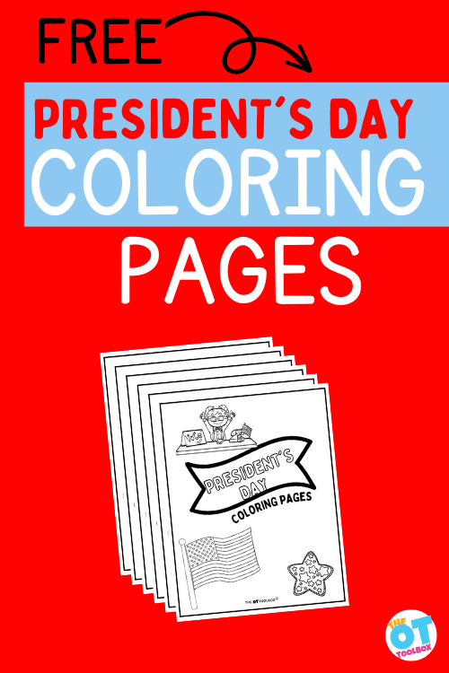 Presidents day coloring pages