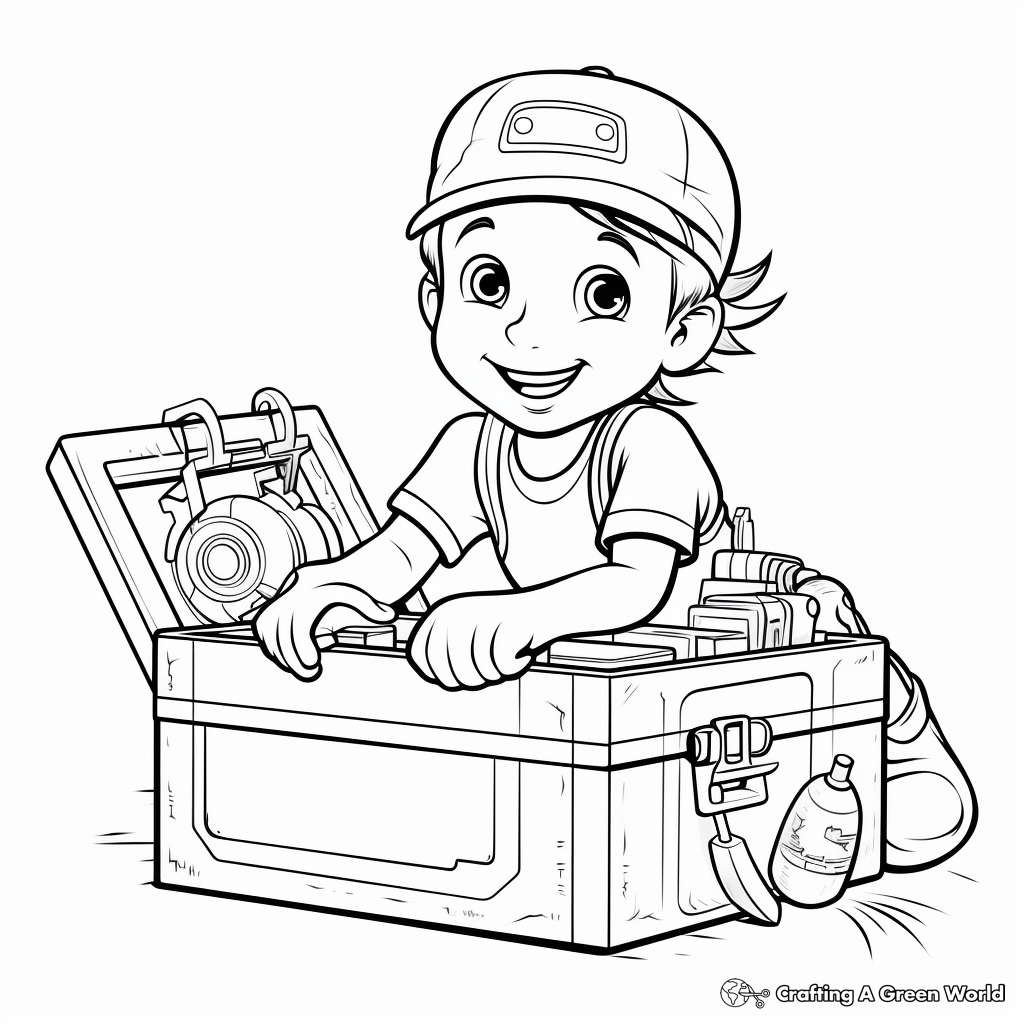 Tool coloring pages