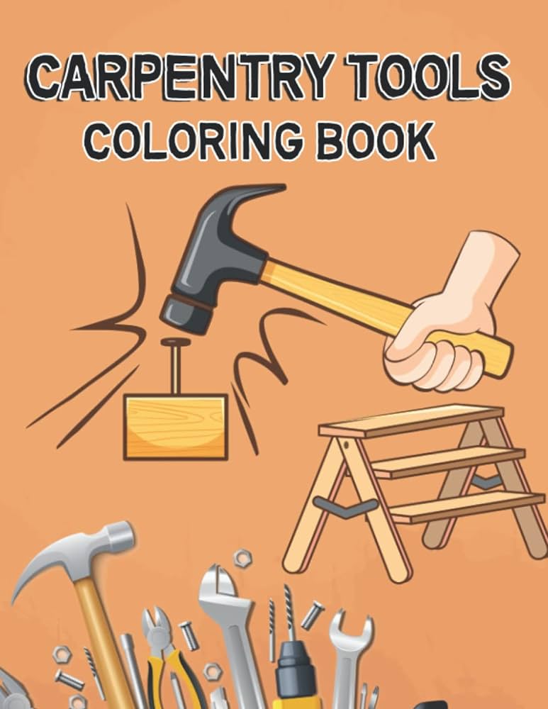 Rpentry tools coloring book by publisher exp