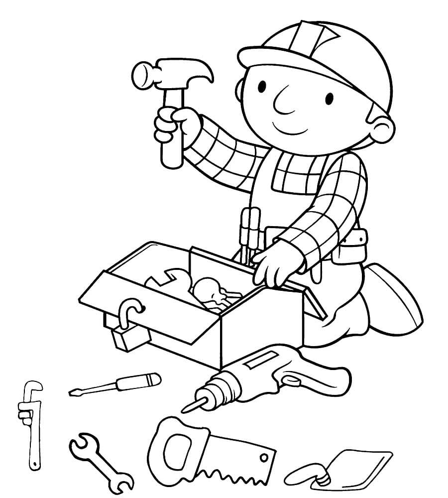 Tool coloring pages