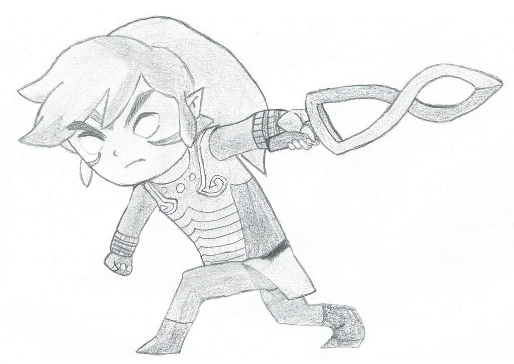 Fierce deity toon link inspired by b