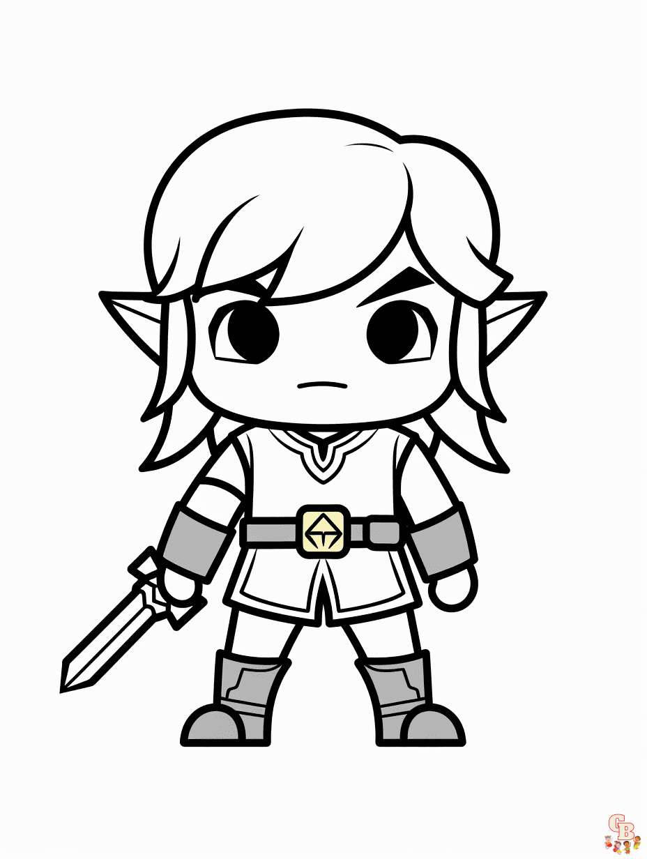 Discover the magic of the legend of zelda coloring pages