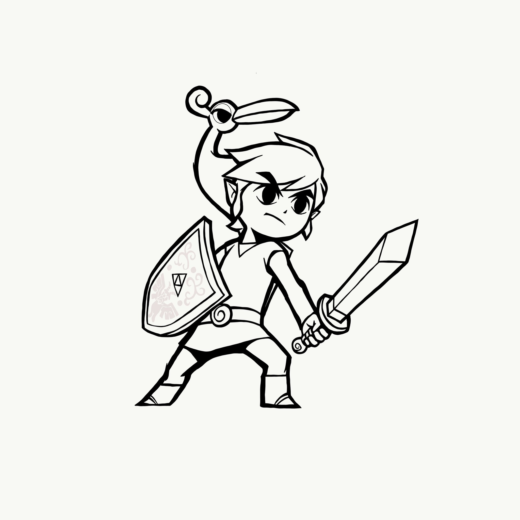 Annabellearts on x gotta love that clean lineart art artist artistson artists artist artiston thelegendofzelda theminishcap nintendo fanart myart httpstcocgwldltfpv x