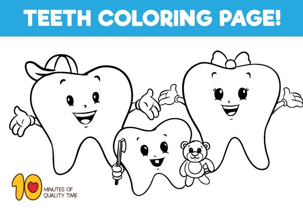 Teeth coloring page coloring pages teeth art bunny coloring pages