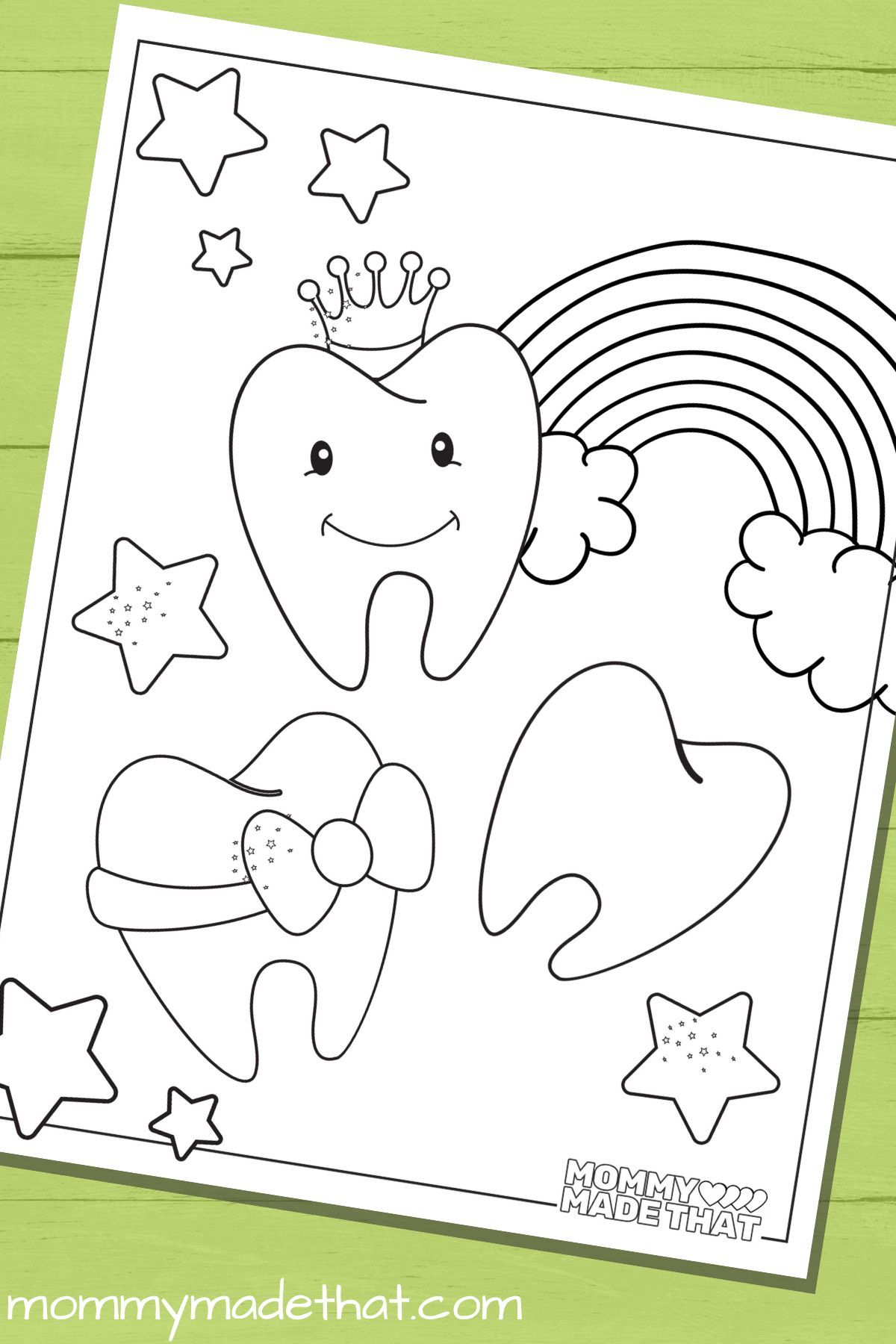 Fun tooth fairy coloring pages for kids free printables