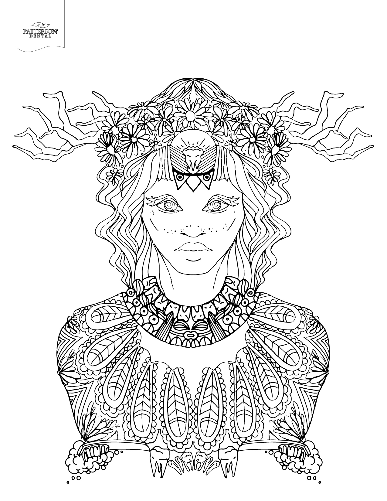 Toothy adult coloring pages printable