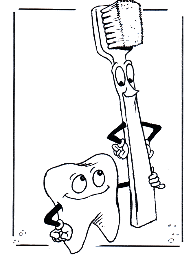 Tooth and toothbrush