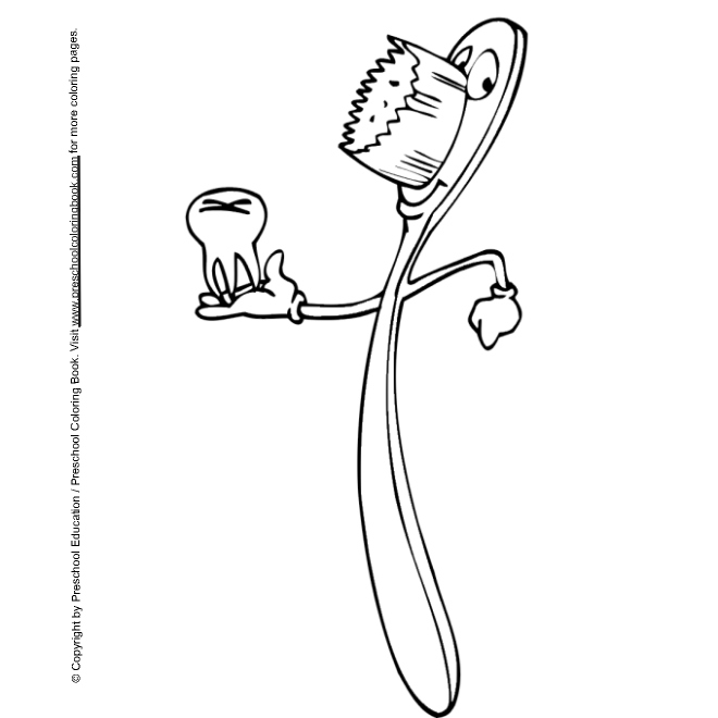 Www dental coloring page