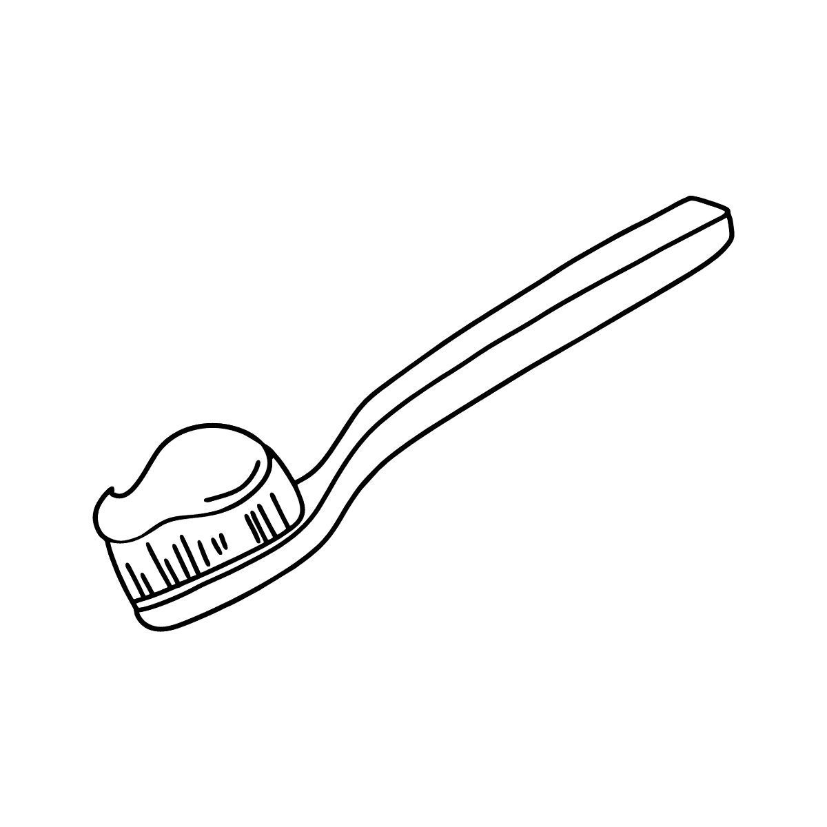 Toothbrush coloring page â for kids online or printable for free