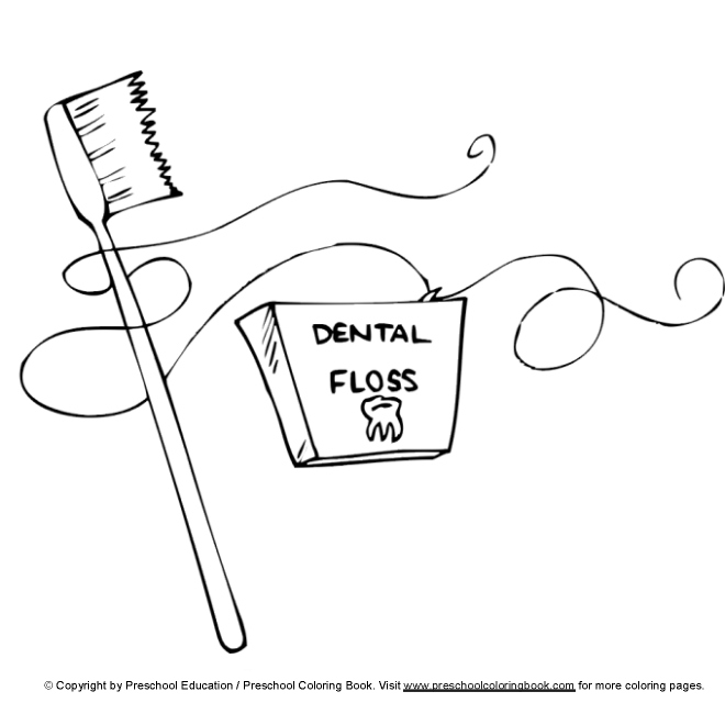 Www dental coloring page