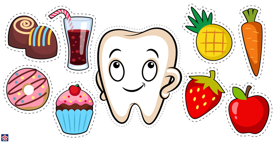 Free happy and sad tooth dental health printables for preschool