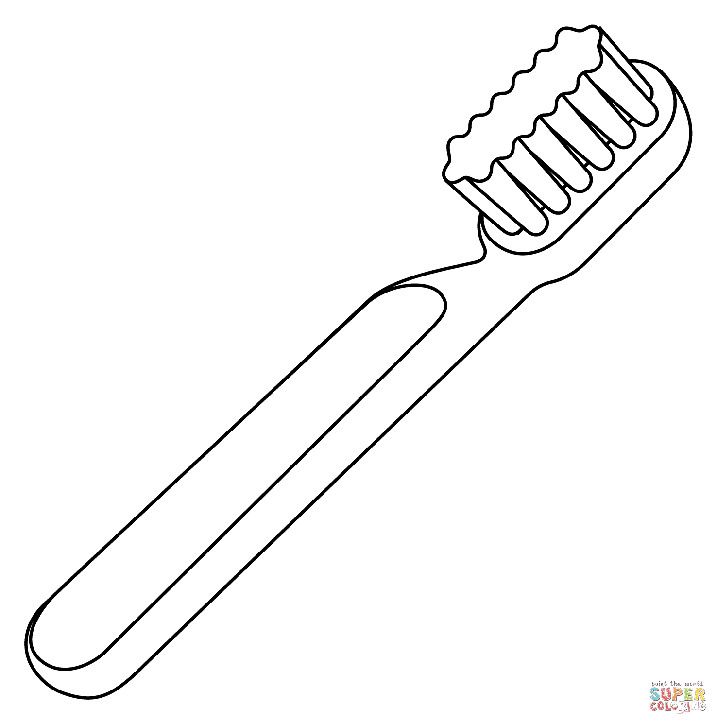 Toothbrush emoji coloring page free printable coloring pages