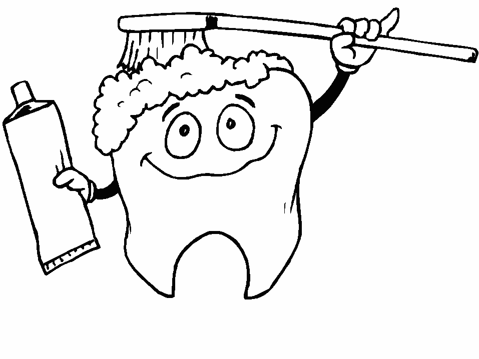 Dentist coloring pages