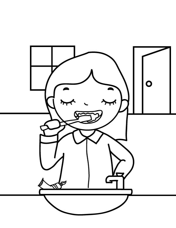 Free printable brushing teeth coloring page download it at httpsmuseprintablesdownloadcoloringâ brushing teeth preschool coloring pages coloring pages