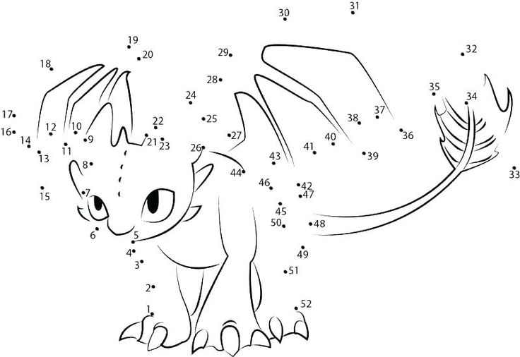 Toothless coloring pages