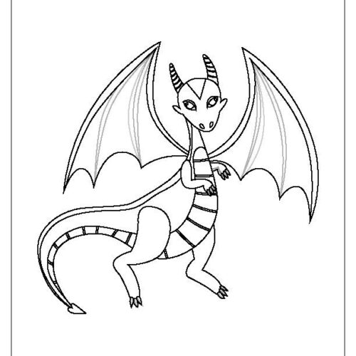 Dragon coloring pages for kids printable coloring pages for children boys and girls digital download